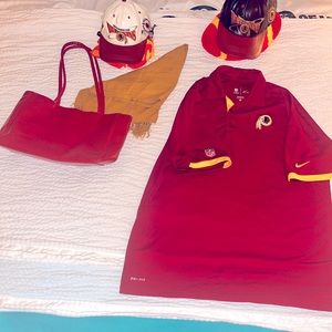 Halloween matching Nike Washington redskins couples outfit